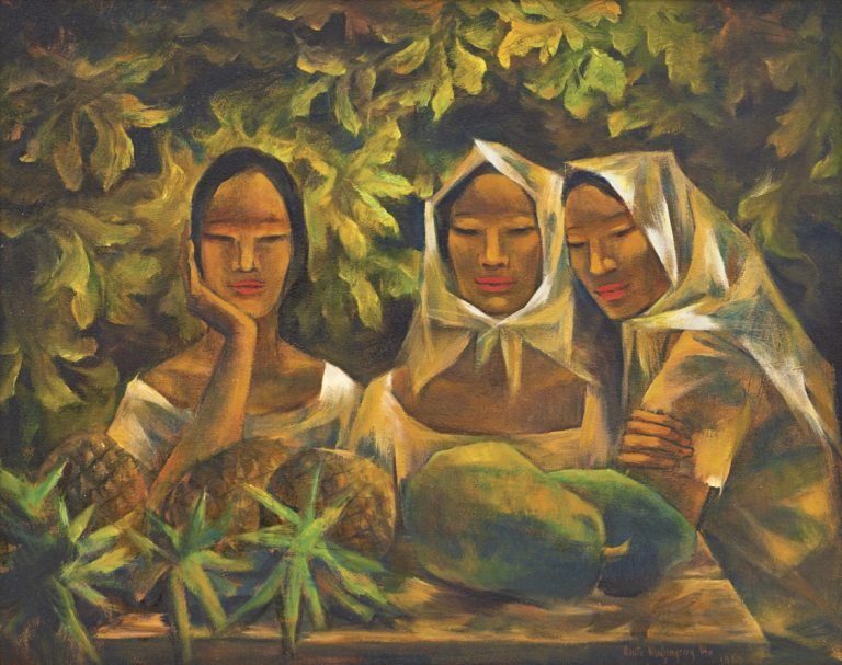 Anita Magsaysay-Ho Fruit Vendors 1960